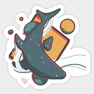 Whale Sticker